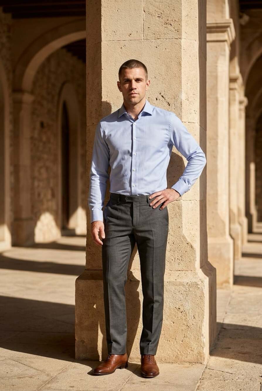 HUGO Slim Fit Easy Iron Cotton Long Sleeve Dress Shirt